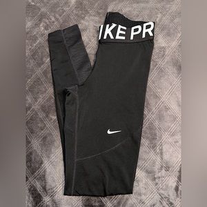 Nike Pro Leggings Black Size Small